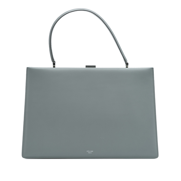 Pre-Loved Celine Medium Calfskin Clasp Handbag - Picture 1 of 11